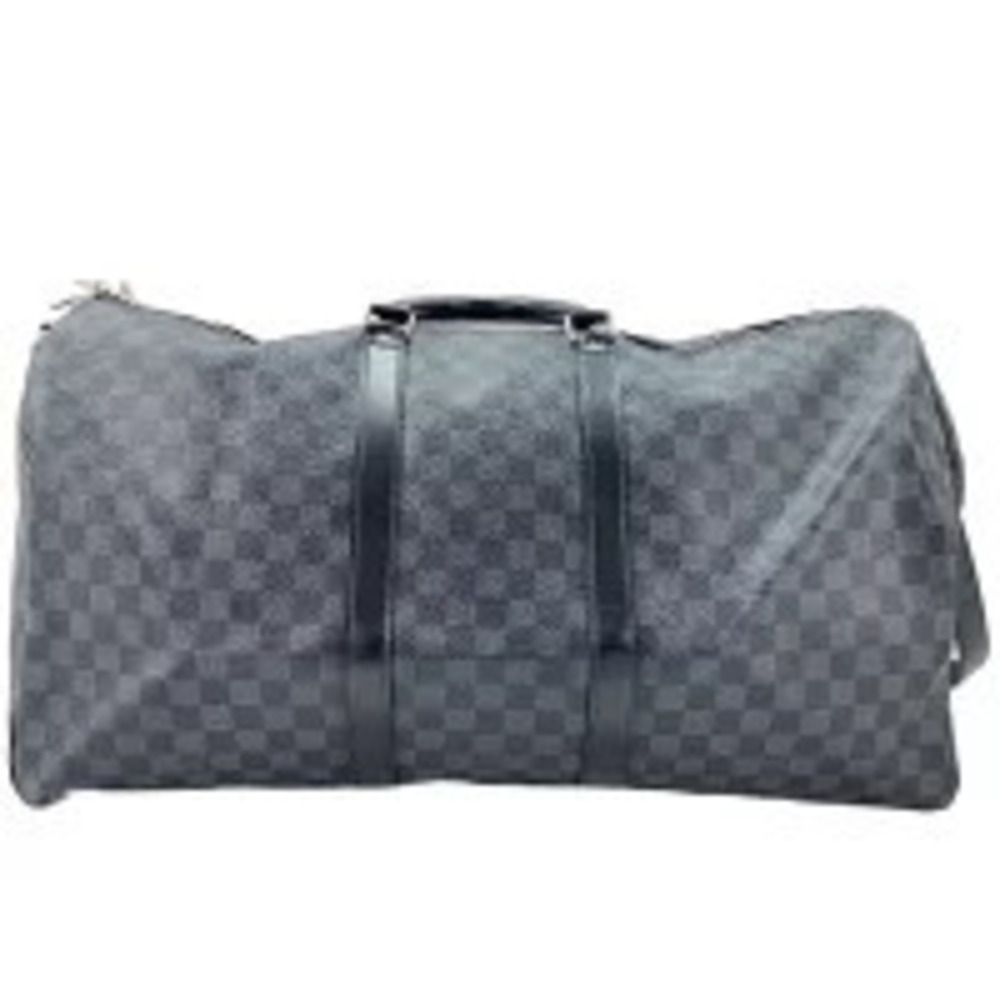 Louis Vuitton Keepall Bandouliere Boston Bag Black